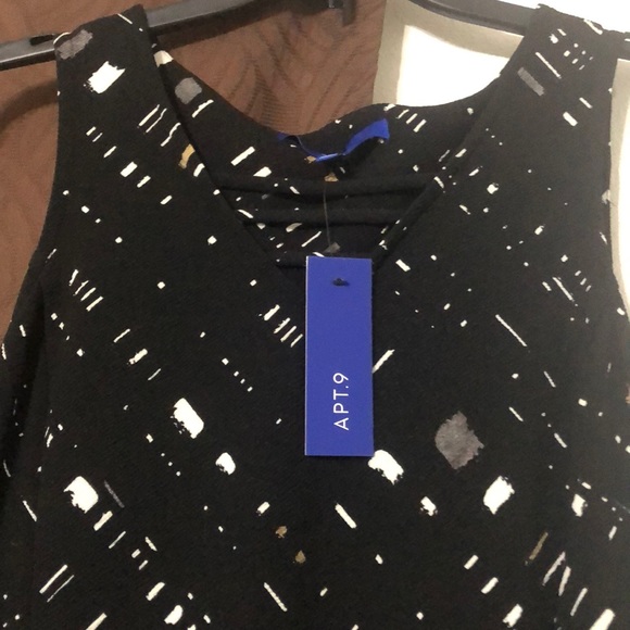 NWT Apt 9 Size Medium Little Black Dress - Picture 3 of 5